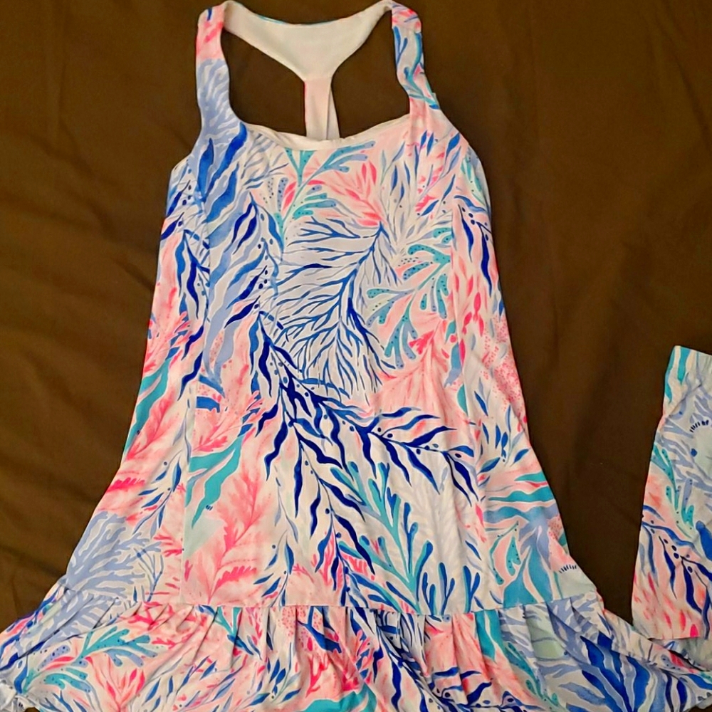 Lilly Pulitzer Luxletic Tennis dress and shorts